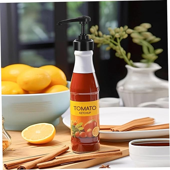 8PCS 12.6 Inch Leakproof Plastic Coffee Syrup Pumps, Bottle Dispenser for Flavored Syrups, Tools & Home Coffee Station.