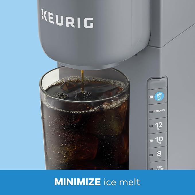 Keurig K-Iced Coffee Maker, Single Serve K-Cup Pod Iced Coffee Maker, With Hot and Cold Coffee Capabilities, Brews Any K-Cup Pod, Gray | Hot, Cold Coffee Capabilities, Brews Any K-Cup Pod - Image 4