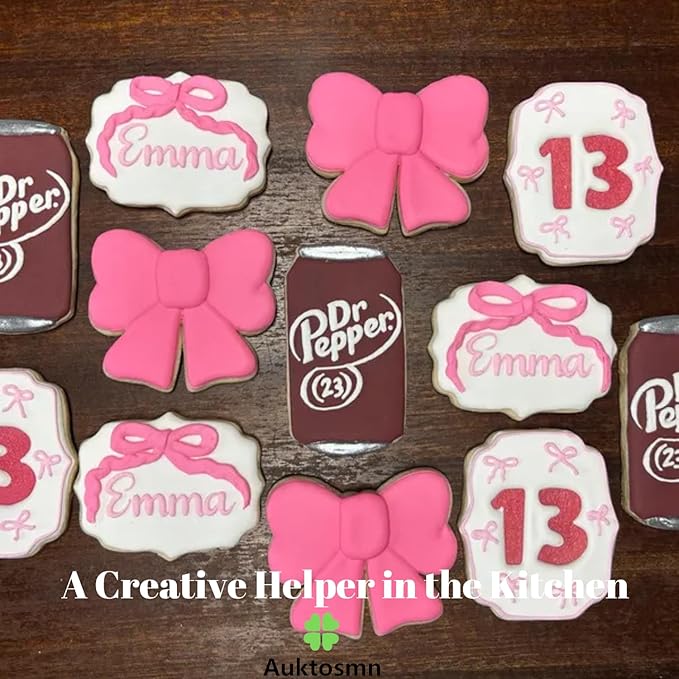 Bow Cookie Cutter Set-7 Piece-2.2" to 4.0"-Dishwasher Safe - Metal Cookie Cutter for Baking - Perfect for Baby Shower, Birthday, Wedding, and Graduation Cookies