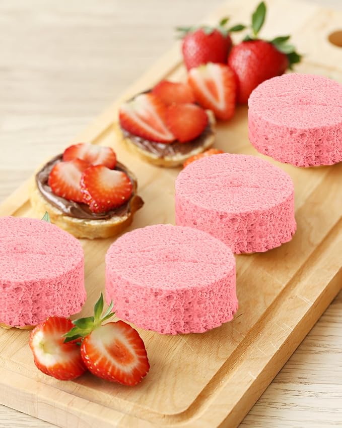 Round Bread Fondant Mold, Artificial Food Silicone Mold, Toast Shape Candle Molds, Simulated Fluffy Soap Moulds, French Design Snack Mold for Aromas Chocolate Clay Resin - Image 5