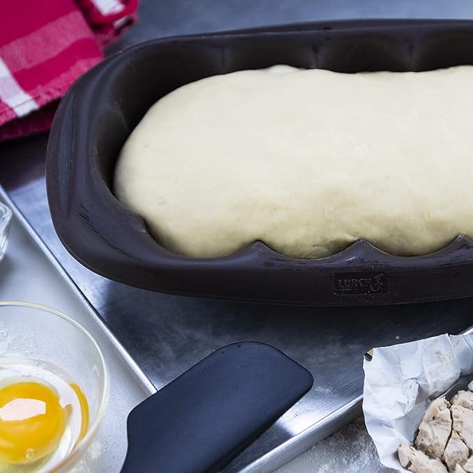 LURCH FlexiForm Yeast Plait/Cake Baking Mould for Baking | Made of 100% BPA-Free Premium Platinum Silicone 30 x 16 cm Brown - Image 7