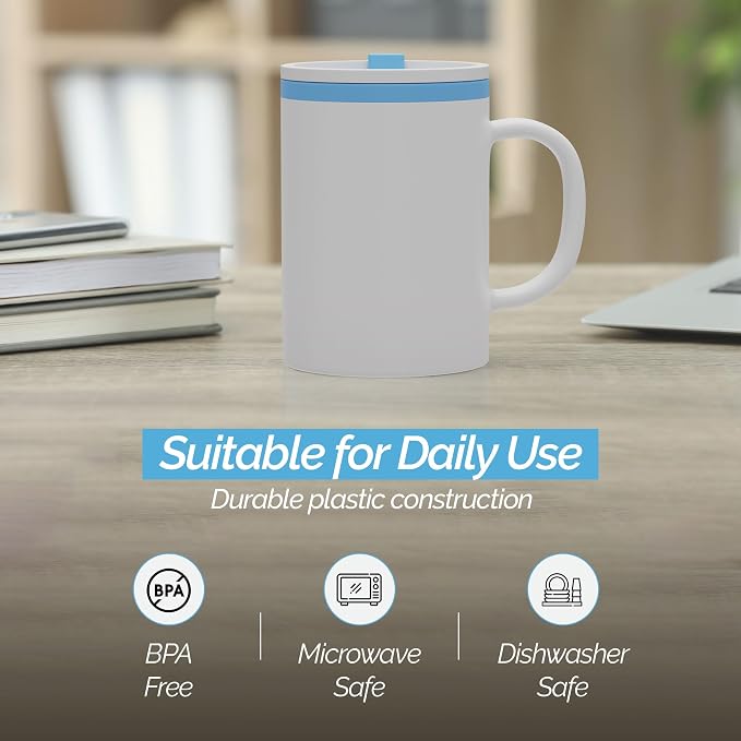 Copco Iconic Desk Mug 16 Oz - Teal, Set of 2 - Image 6