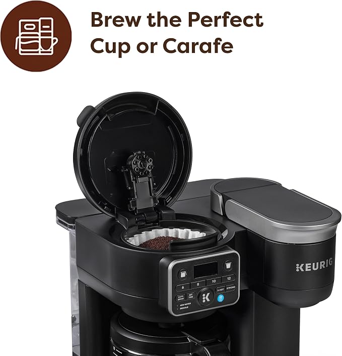 Keurig K-Duo Hot & Iced Single Serve & Carafe Coffee Maker, MultiStream Technology, 72oz Reservoir (Gen 2) | MultiStream Technology, Reservoir (Gen 2) - Image 7