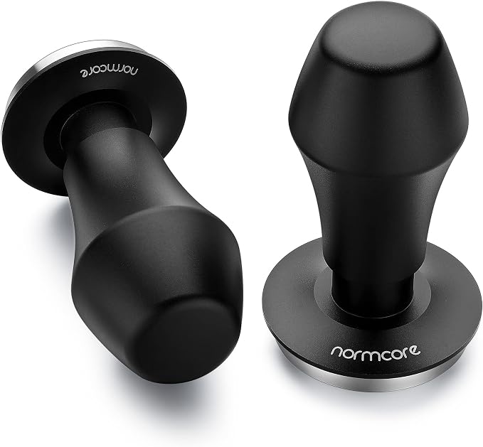 Normcore 58mm Coffee Tamper - V4 Spring-loaded Tamper with Stainless Steel Flat Base - 15lb / 25lb / 30lbs Replacement Springs - Anodized Aluminum Handle and Stand - Fits 58mm Standard Baskets - Image 5