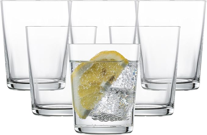 SCHOTT ZWIESEL Basic Bar Selection Allround Tumbler 7 Ounce (Set of 6), Small Drinking Glasses for Every Day, Dishwasher-Safe Tritan Crystal Glasses, Made in Germany by Unknown