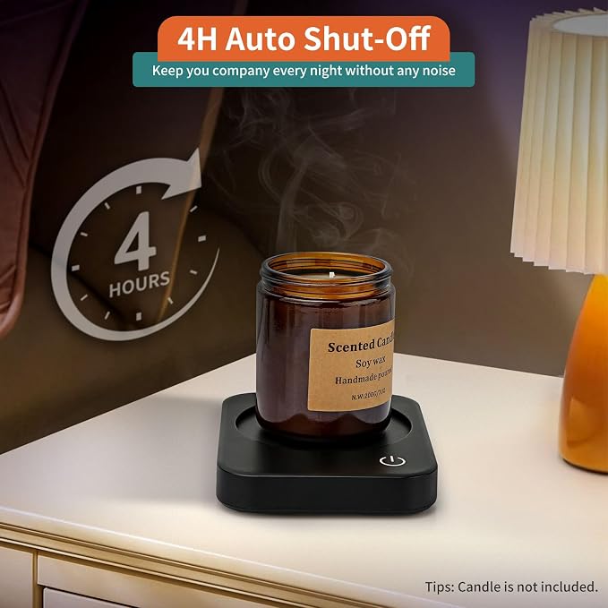 VOBAGA Coffee Mug Warmer Set with Auto Shut Off, 15 oz Coffee Mug Gift Set & 3 Temperature Settings Home Office Desk Accessories Valentine's Day Gift - Image 2