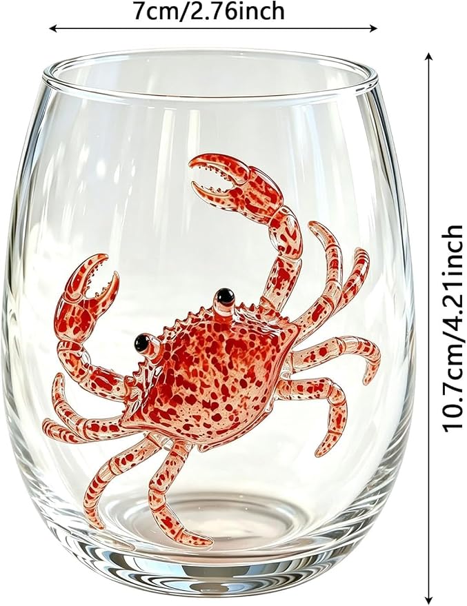 Artisan Blue Octopus Glassware Handmade 3D Ocean Decor Gift - Image 3