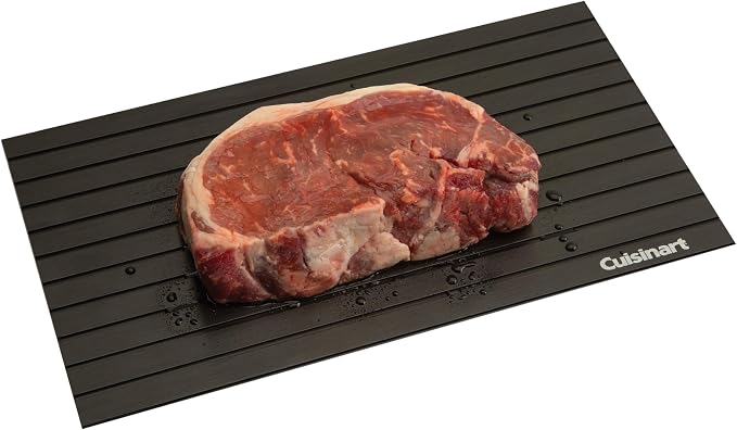 Cuisinart Defrosting Tray for Frozen Meat, Advanced Conductive Aluminum | CDT-010P, meat defroster plate rapidly thaws meat and preserves flavors with a non-stick, easy-to-clean surface - Image 7