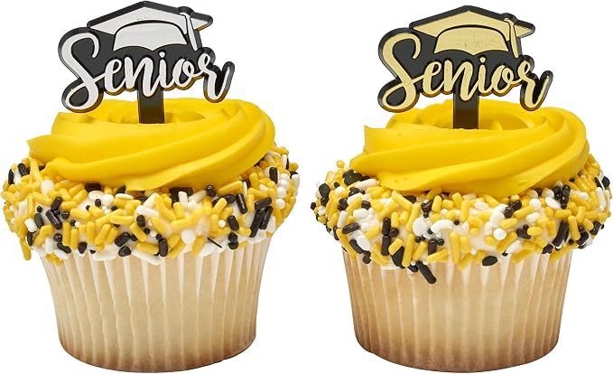 DecoPac Graduation Fusion Mix Candy Sprinkles, 26oz, Fancy Sprinkles in Handheld Container, Edible Black And White Sprinkles For Celebration Cakes, Cupcakes, Cookies and Donuts - Image 14