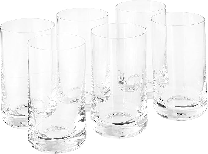 Schott Zwiesel Tritan Crystal Glass Convention Barware Collection Tumbler/Highball Cocktail Glass, 8.6 Ounce, Set of 6 by Unknown