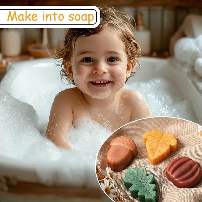 2 Pcs Chocolate Silicone Molds Autumn Hazelnut Pumpkin Chocolate Molds Thanksgiving Turkey Silicone Mold for Home Cake Baking Fondant Clay Soap Ice Cube DIY Decoration
