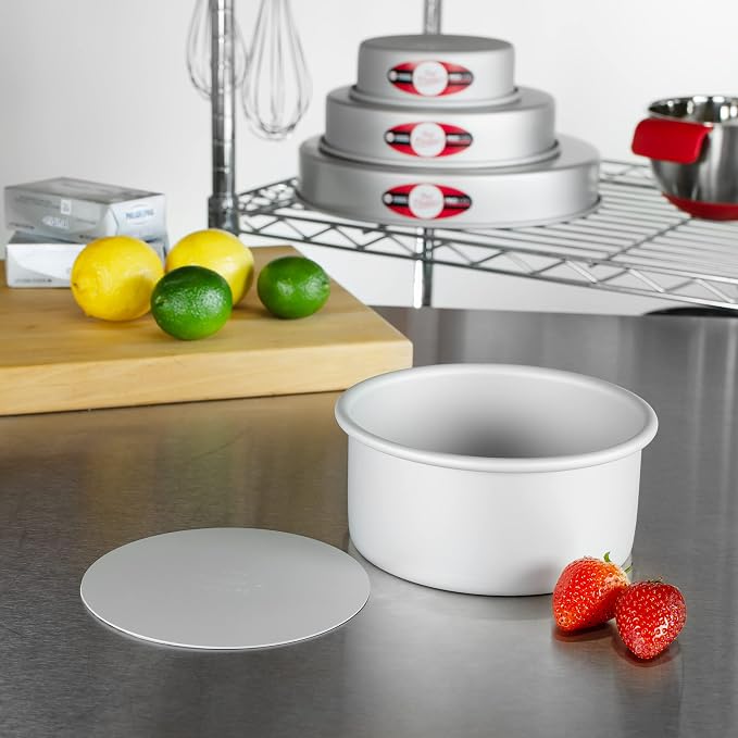Fat Daddio's PCC-63SET Anodized Aluminum Round Cheesecake Pans, 2 Piece Set, 6 x 3 Inch - Image 5