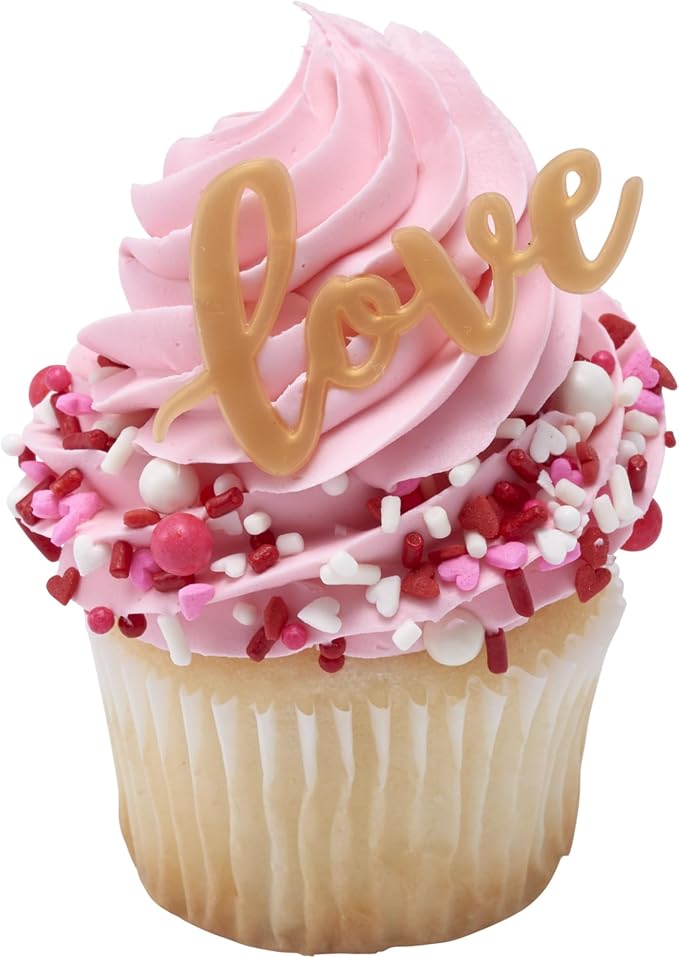 DecoPac Love Struck Fusion Mix Sprinkles, 26oz, Shaped Candy Sprinkles in Handheld Container, Edible Decorations For Valentines & Anniversary Celebration Cakes, Cupcakes, Cookies and Donuts - Image 9