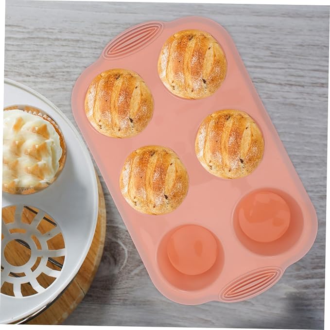 Reusable Silicone Muffin Pan Bakeware Mold High Temperature Resistant Nonstick Cupcake Baking Tray for Oven Multipurpose Cake and Bread Baking Tool in Nordic