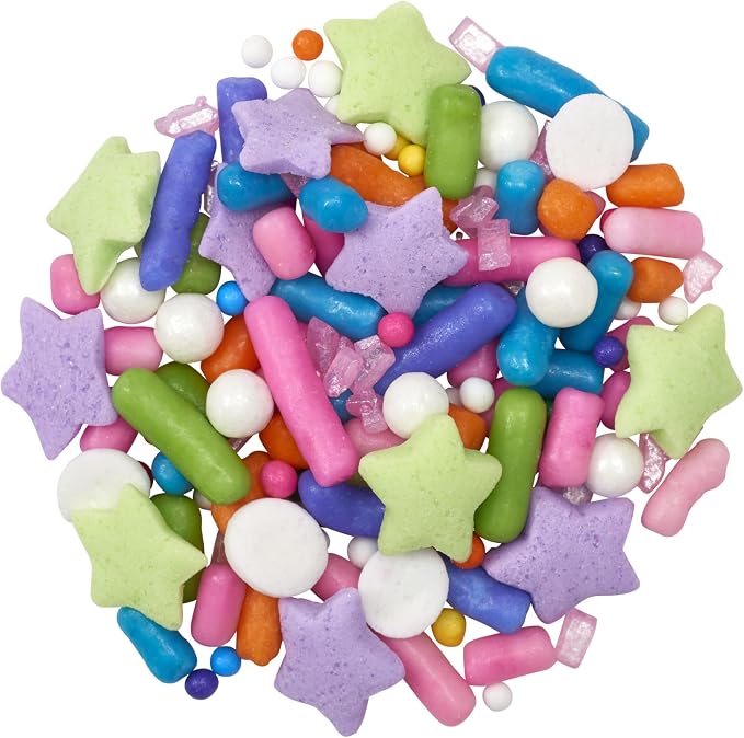 DecoPac Unicorn Fusion Mix Sprinkles, 27oz, Magical Candy Sprinkles in Handheld Container, Edible Decorations For Celebration Cakes, Cupcakes, Cookies and Donuts - Image 2