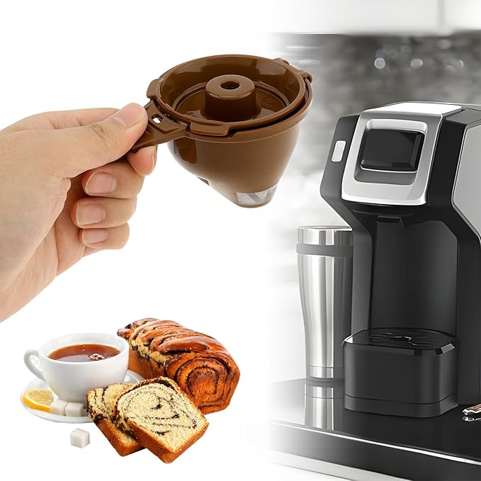 Reusable Single Serve Coffee Filter Capsules 2PC, Coffee Pods Coffee Brew Baskets for FlexBrew Coffee Maker Models 49974 49975 49976 49979 49950 49966 49957 49954 49947 49940 Filter Part