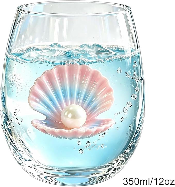 Drinking Glasses 350ml Sea Animal Kitchen Drinkware | Cocktail Glasses for Milk Ice Water Juice Tea Beer Mother Dad Wife - Image 5