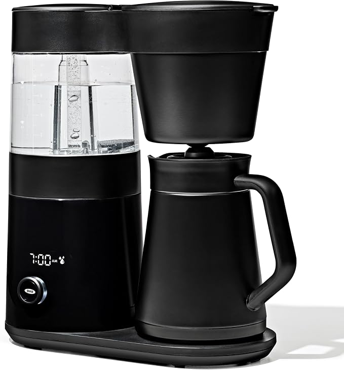 OXO Brew 9-Cup Drip Coffee Maker – Programmable Machine, Matte Black | SCA Certified, Thermal Carafe, Rainmaker Showerhead, Auto-Start, Pour Over Style Brewing by Unknown