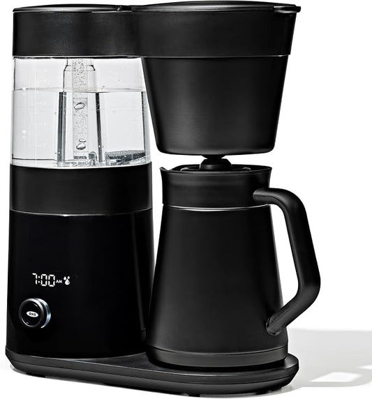 OXO Brew 9-Cup Drip Coffee Maker – Programmable Machine, Matte Black | SCA Certified, Thermal Carafe, Rainmaker Showerhead, Auto-Start, Pour Over Style Brewing by Unknown