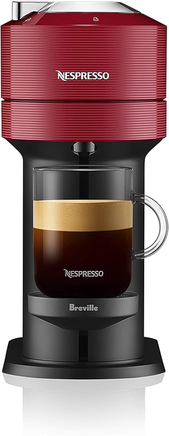 Nespresso Vertuo Next Coffee and Espresso Machine by Breville, Cherry Red