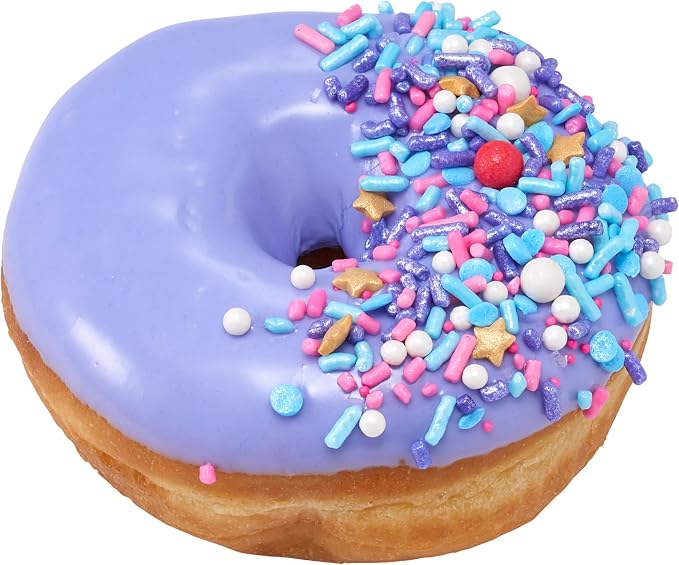 DECOPAC Sweet Tooth Deluxe Fusion Mix, 26oz, Fancy Candy Sprinkles in Handheld Container, Edible Sprinkles For Celebration Cakes, Cupcakes, Cookies and Donuts, Multicolored - Pink, Purple, Blue - Image 9