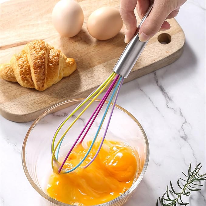 Pastry Tool Versatile Whisk Manual Eggs Beater Eggs Mixer Baking Supplies for Effortless Mixing and Dough Preparation Mixing Utensil - Image 6