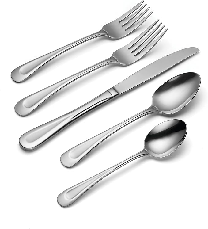 Oneida Satin Sand Dune 20-Piece Flatware Set, Service for 4 (Pack of 3) - Image 3