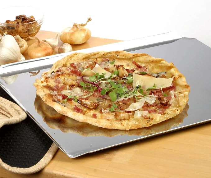 Norpro 12 Inch x16 Inch Stainless Steel Cookie Sheet - Image 3