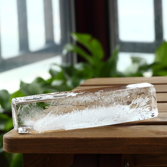 Silicone Ice Cube Trays Large for Whisky, Collins Ice Cube Mold Tray Also Used for Butter Mold, 2 Count