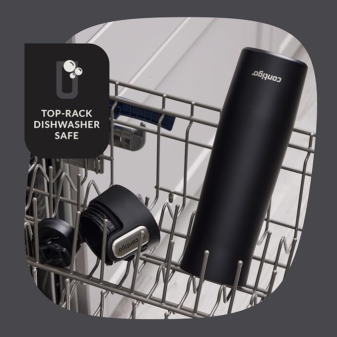 Contigo West Loop 3.0 Stainless Steel Insulated Travel Mug, Leak Proof with AutoSeal Lid, 24oz, Matte Black - Image 7