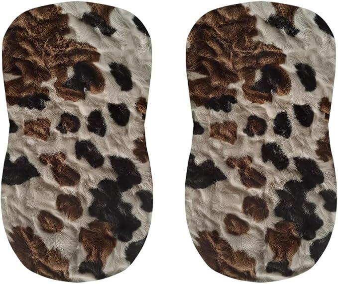 Cowhide Bar Stool Covers Elastic Stretchable High Mid Low Stool Chair Cover for Party Kitchen Club Machine Washable - Image 4