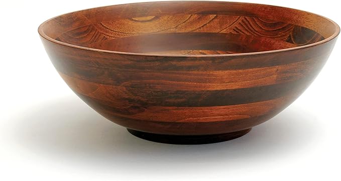 Lipper International Cherry Wood Salad Bowl Set