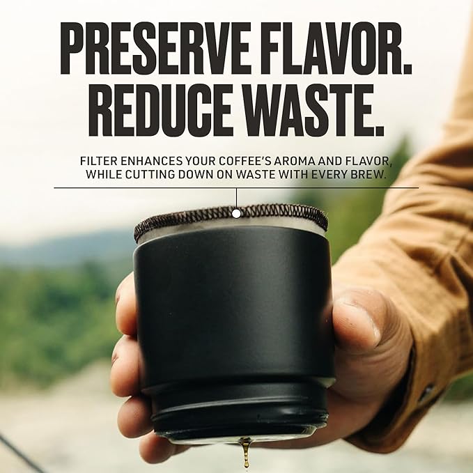 VSSL – Nest #1 Reusable Coffee Filter | Stainless Steel Mesh Filter | Pour over Filters for Camping | Sustainable & Eco-Friendly Coffee Gear | Compact, Durable & Adventure Ready | Pack of 1