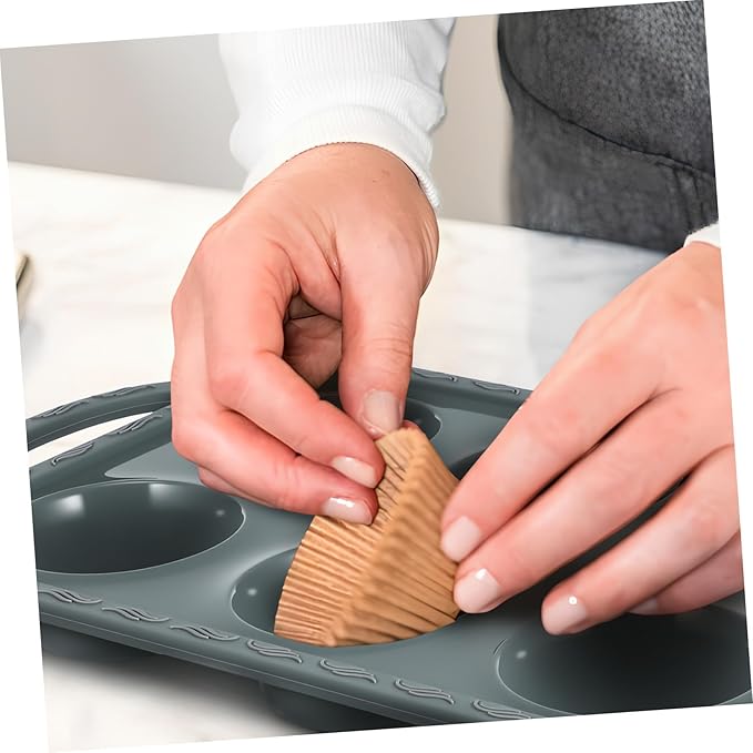 TOYANDONA Silicone Cake Pan Non-stick Bakeware Molds for Creative Desserts Flexible Muffin Tray High-temperature Resistant Bakeware for Family Baking and Parties