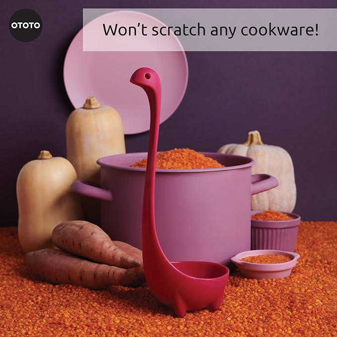 OTOTO The Original Nessie Ladle - Soup Ladle, Funny Gadgets, Loch Ness design, Cooking Gifts for Mom - Cute and Practical Kitchen Utensils - Unique Gifts for Women - Image 7