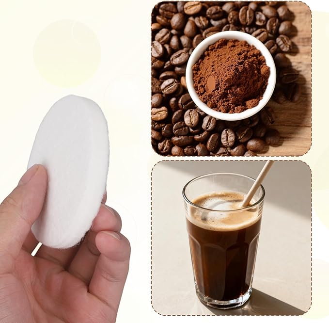 10pcs Cold Brew Coffee Filter Paper, Reusable Felt Filters Replacement Parts Accessories Supplies for Toddy Cold Brew System Coffee Maker