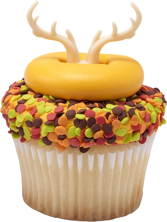 DECOPAC Autumn Thanksgiving Quins Fancy Sprinkles, 19.5oz, Candy Sprinkles in Handheld Container, Edible Sprinkles For Celebration Cakes, Cupcakes, Cookies - Image 4