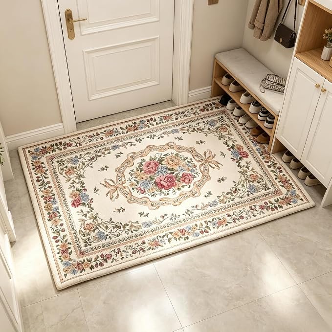 Royal Collection New Traditional Oriental Rug Home Decor Collection Floral Rugs Carpet for Bedroom, 2'7'' x 4', Euro Romance by Ukeler