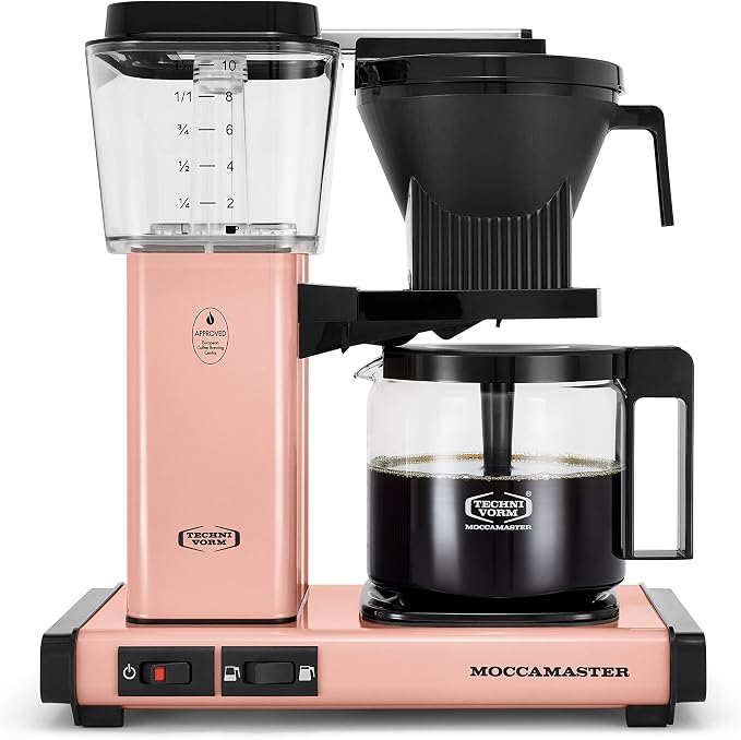 Technivorm Moccamaster 53939 KBGV 10-Cup Coffee Maker Pink, 40 Ounce, 1.25l by Unknown