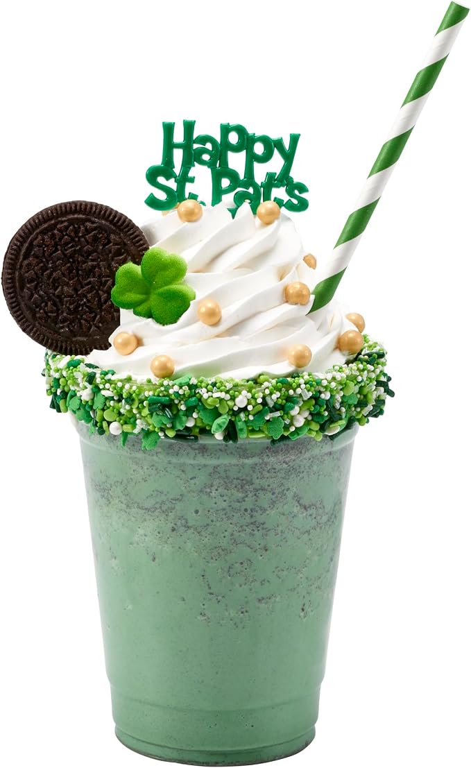DecoPac St. Patrick's Day Fusion Mix Sprinkles, 26oz, Green, White Candy Sprinkles in Handheld Container, Edible Decorations For Celebration Cakes, Cupcakes, Cookies and Donuts - Image 7