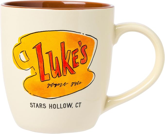 Silver Buffalo Gilmore Girls Luke's Lipstick Stain, Ceramic Mug, 18oz | Logo, 0.53 Liters - Image 2