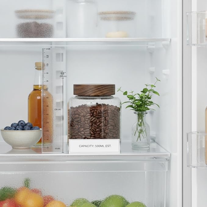 Store Dry Pantry Staples in This Borosilicate Glass Jar with Acacia Wood Lid - Image 3