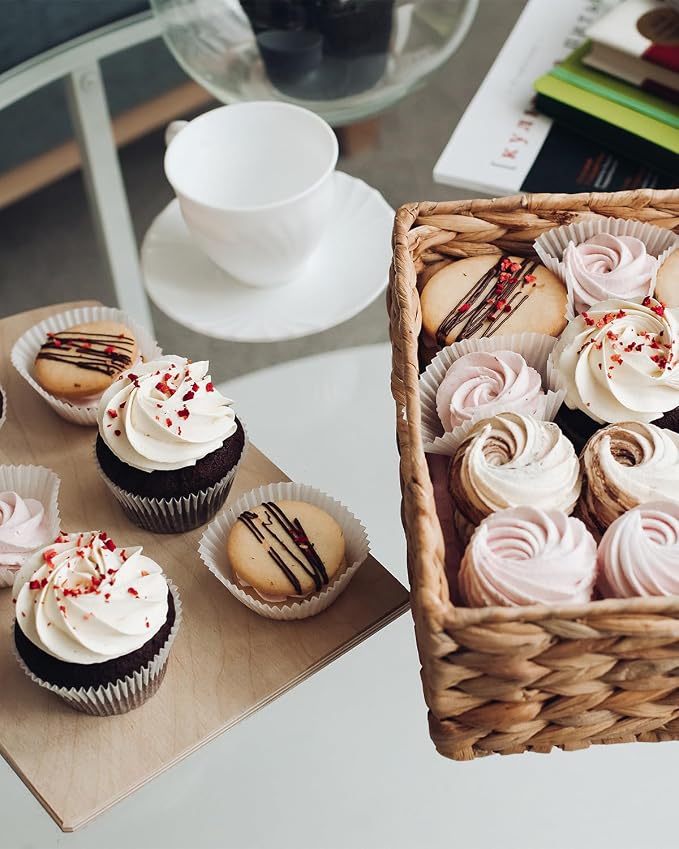 qiqee 1000pcs White Cupcake Liners Muffin Linner No Smell, Food Grade Baking Cups（Standard Size） - Image 6