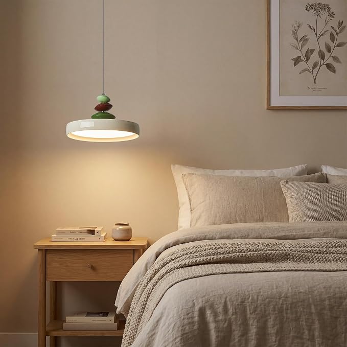 Modern Pendant Lights,White 12" LED Pendant Lighting Fixture with Remote Control Dimmable 3 Color Mode & Brightness, Adjustable Hanging Lamp for Kitchen Dining Room Bedroom Kitchen Island - Image 8
