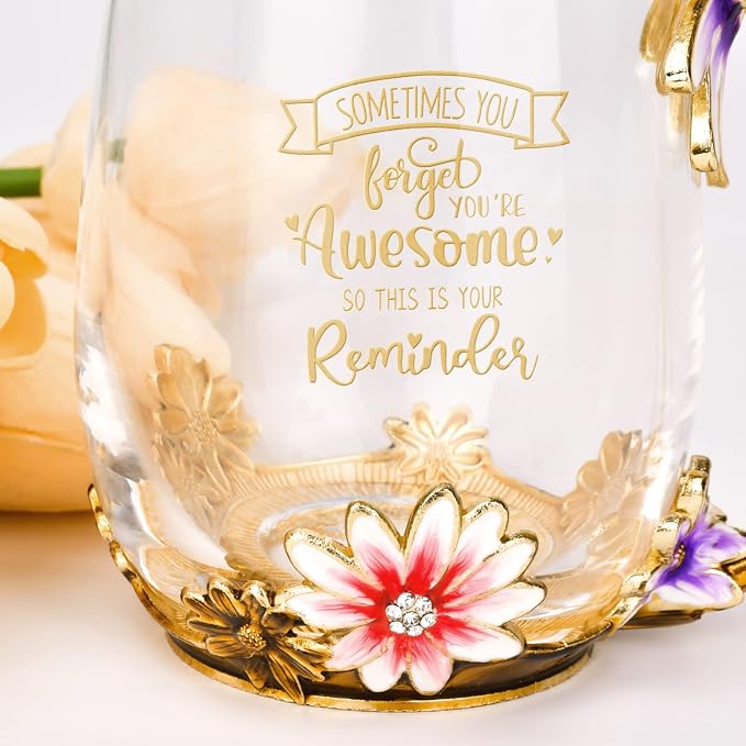 OEAGO Birthday Gifts for Women Mom Plastic Tea Cup Mothers Valentines Day Gifts for Her from Daughter Son Unique Inspirational Friendship Ideas for Female Coworker - Image 4