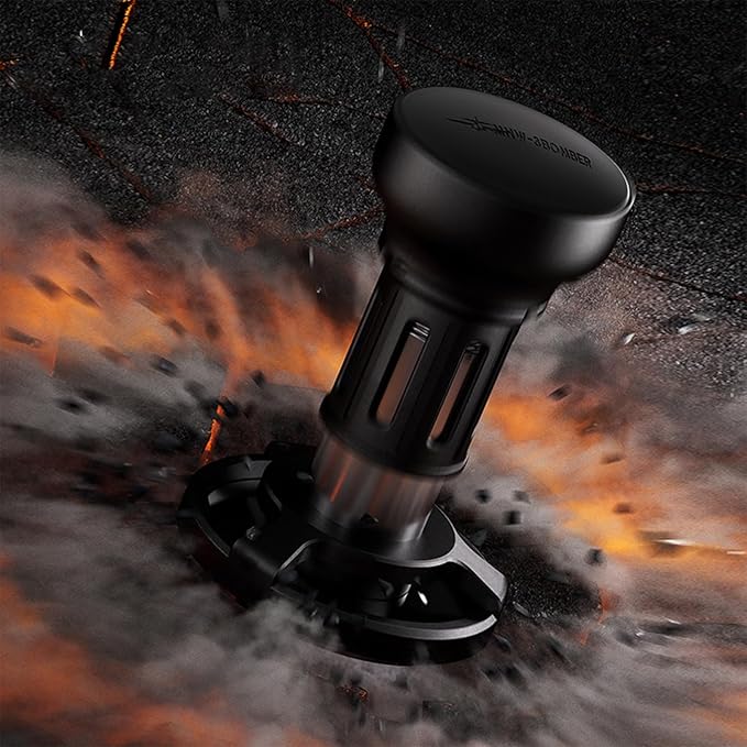 Espresso Tamper, 58mm Calibrated Tamper 4 Spring Loaded Coffee Tamper with 304 Stainless Steel Base, Sound Feedback Self Adjustable Depth Auto Reset