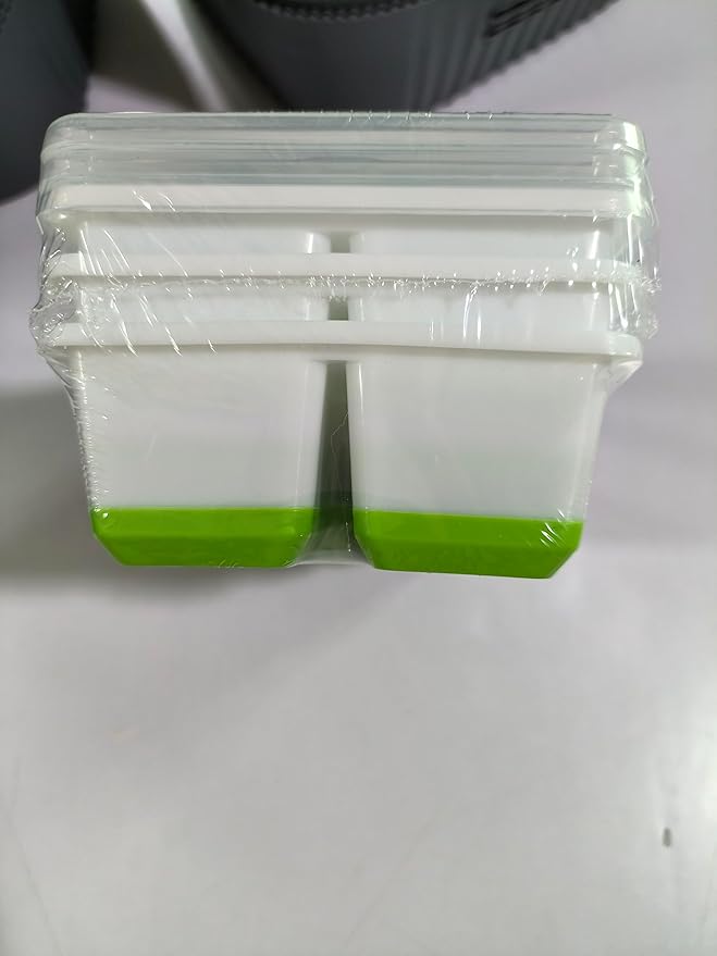 Ice Cube Tray with Lid, Alinana 3-Pack Upgraded Large Silicone Ice Cube Tray with BPA-Free Removable Lids, Easy Release Ice Mold for Cocktails, Whiskey, Juice (Green)