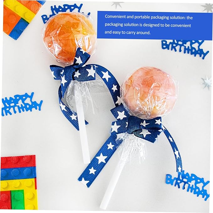 PRETYZOOM 300pcs Cellophane Bags for Party Treats Cookie and Candy Packaging for Baking and Holiday Celebrations - Image 2