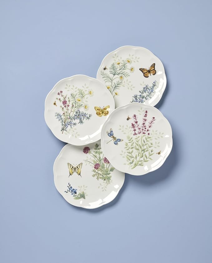 Lenox 897793 Butterfly Meadow Herbs Accent Plates, Set Of 4 - Image 2