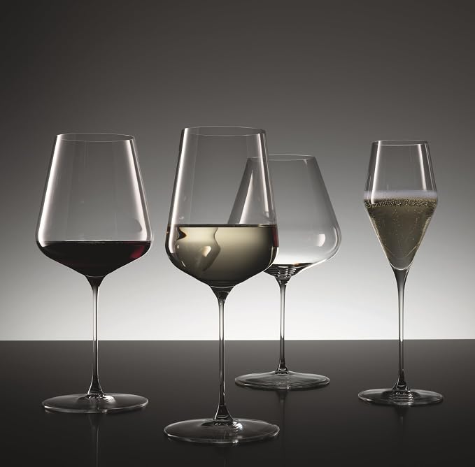 Spiegelau Definition Crystal Universal Wine Glasses for Red and White Wines, Durable Drinking Glasses for Housewarming, Birthday Party, Wedding Gifts, Home Bar, Elegant Glassware, 19 oz, Set of 2 - Image 9